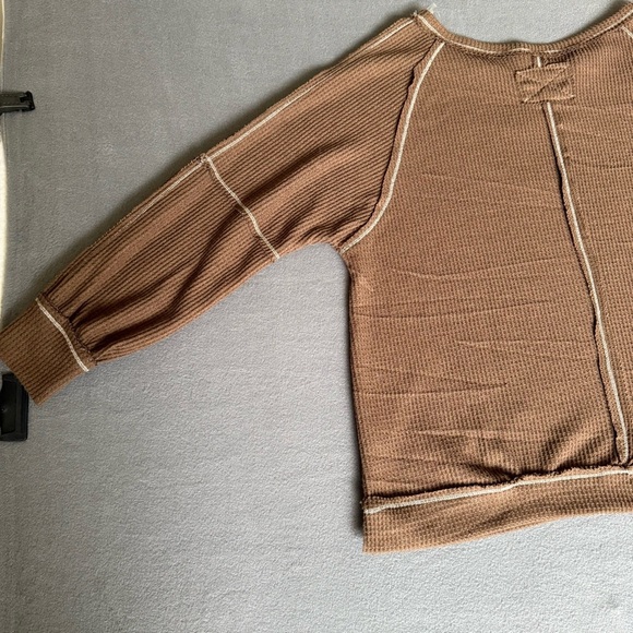 NWT Andree by Unit Waffle knit casual pullover long sleeve Sweater SOFT size 2x - Picture 14 of 16